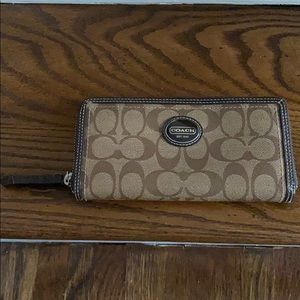 Large coach wallet